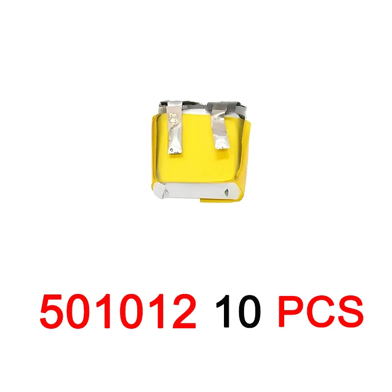 401012/501012 3.7V Battery 401012 3.7V 30mAh/40mAh Rechargeable Lithium Battery for Bluetooth Headsets Small Electronics