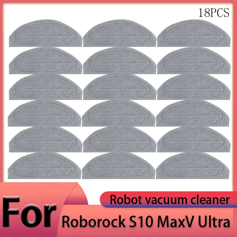 Roborock S10 MaxV Ultra Robot Vacuum Cleaner Accessories Main Brush Side Brush HEPA Filter Mop Cloths Dust Bag Spare Par