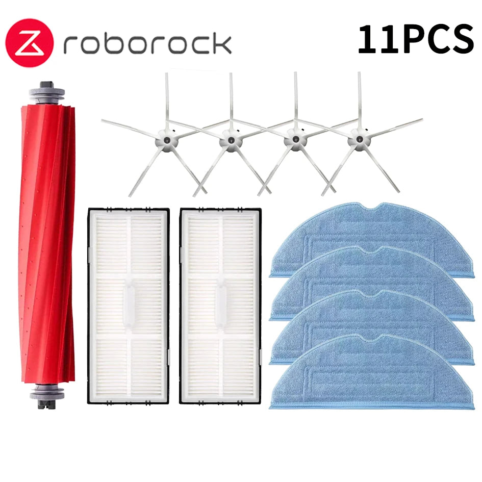Roborock S7 S70 S7Max T7S Plus Robot Vacuum Cleaner Accessories Main Brush Cover HEPA Filter Mop Pad Spare Parts
