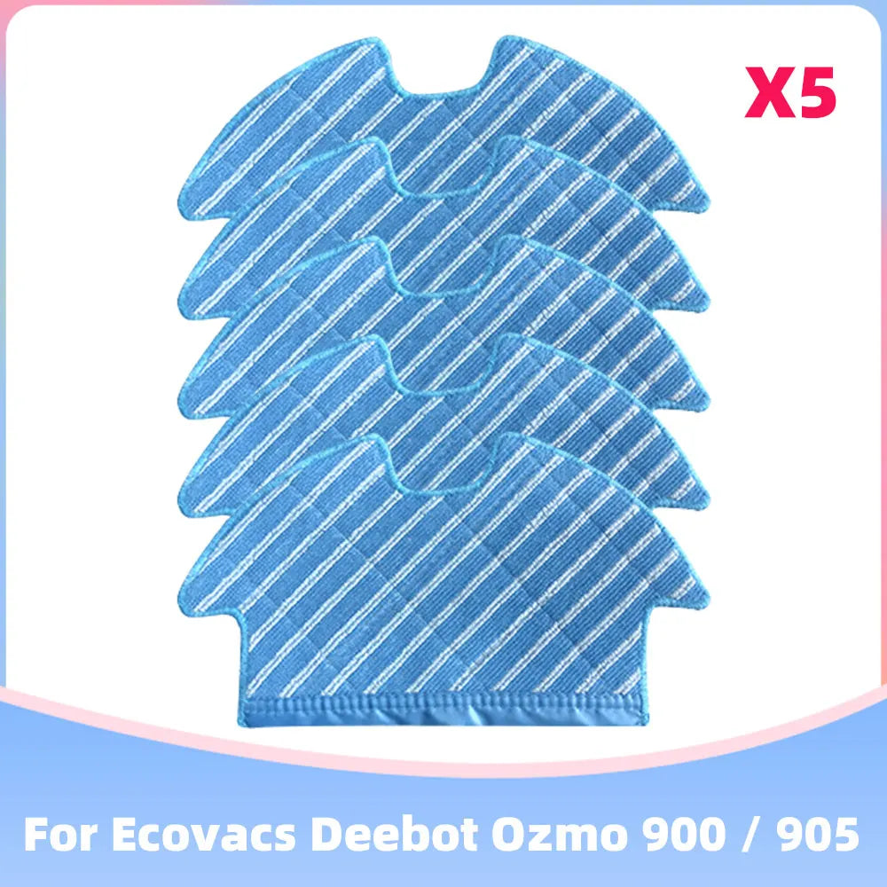 For Ecovacs Debot OZMO 900 / DN55 / 905 Robot Vacuum Cleaner Accessory Replacement Roller Main Side Brush Hepa Filter Mop Cloths
