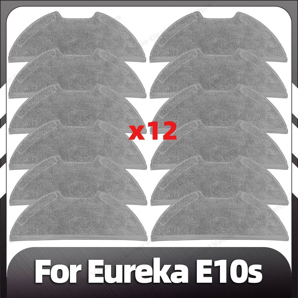 Compatible for Eureka E10s Robot Replacement Main Side Brush HEPA Filter Mop Pads Spare Parts Accessories