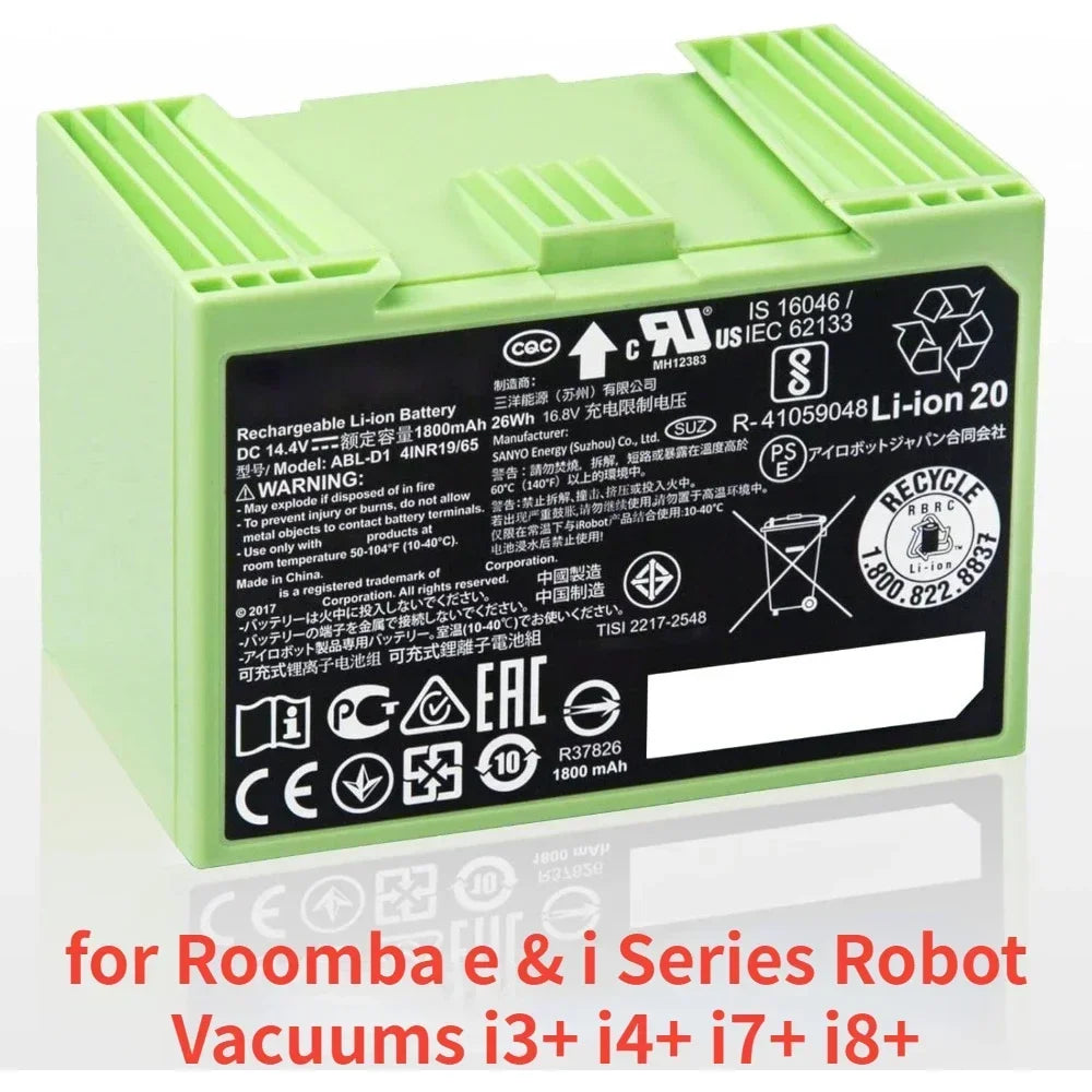 ABL-D1 14.4V 5000MAH Authentic Replacement Parts - Lithium I