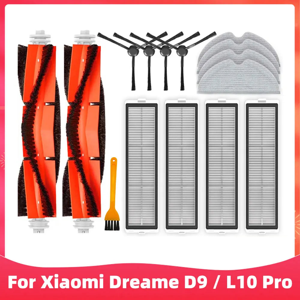 Fit For ( Dreame D9 Max L10 Pro D9 Pro D9 Mistral Pro Trouver Robot LDS Vacuum-Mop Finder ) Part Brush Mop Filter Water Tank