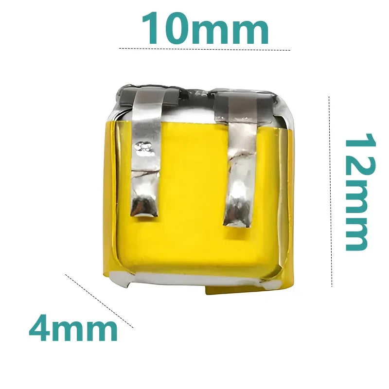 401012/501012 3.7V Battery 401012 3.7V 30mAh/40mAh Rechargea