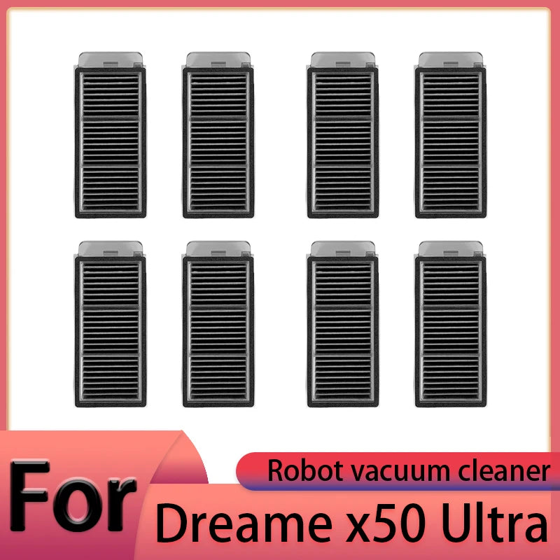 Dreame X50 Ultra Robot Vacuum Cleaner Accessories Main Brush Side Brush HEPA Filter Mop Cloths Dust Bag Spare Parts