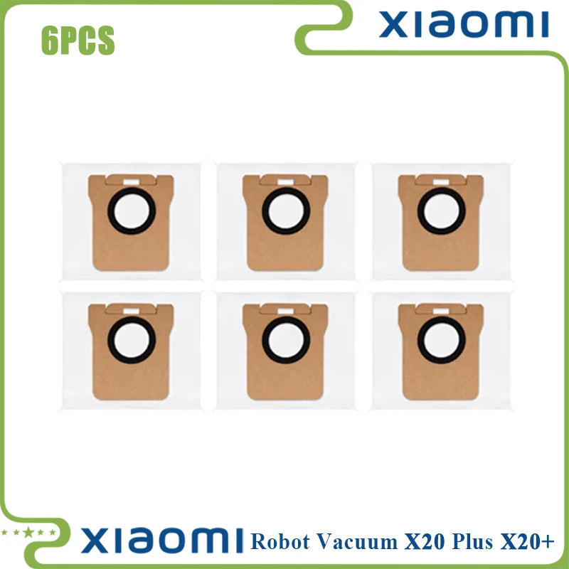 For Xiaomi Robot Vacuum X20 Plus / X20+ Replacement Parts Accessories Main Side Brush Hepa Filter Mop Cloth Dust Bag