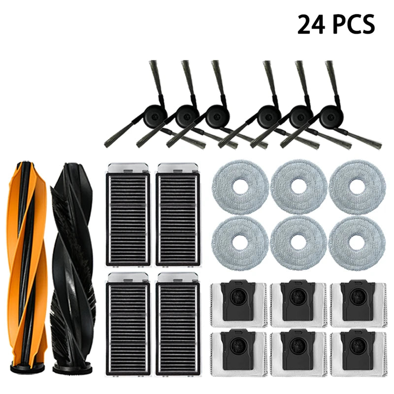 Dreame L40s Pro Ultra Robot Vacuum Cleaner Replacement Accessories Main Side Brush HEPA Filter Mop Cloths Dust Bag Spare Parts