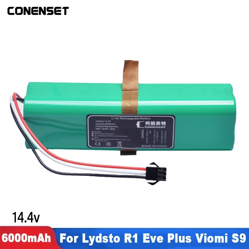 14.4V 6000mAh Replacement Battery For Neatsvor X520 X600Pro 