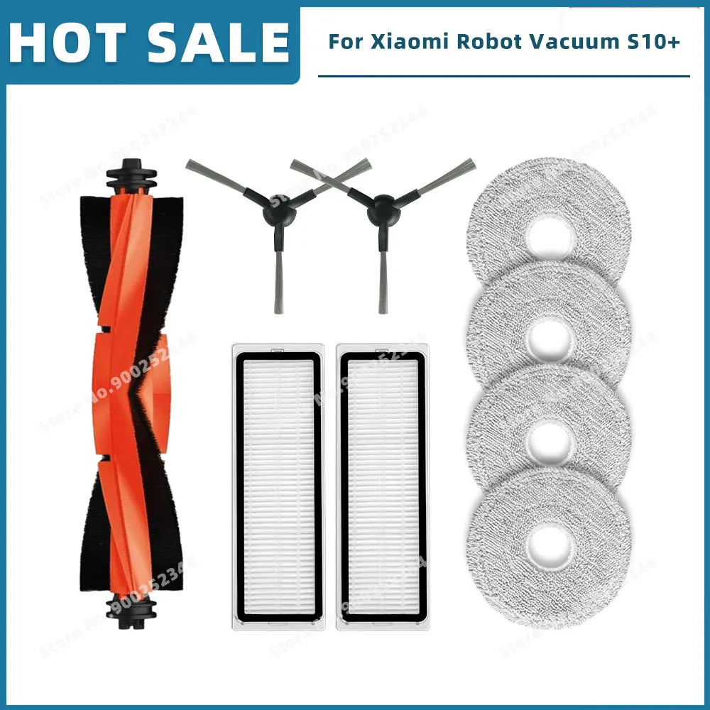 Compatible For Xiaomi Robot Vacuum S20+ / S10 Plus / B108GL / B105 / B108CN B113CN Parts Accessories Filter Main Side Brush Mop
