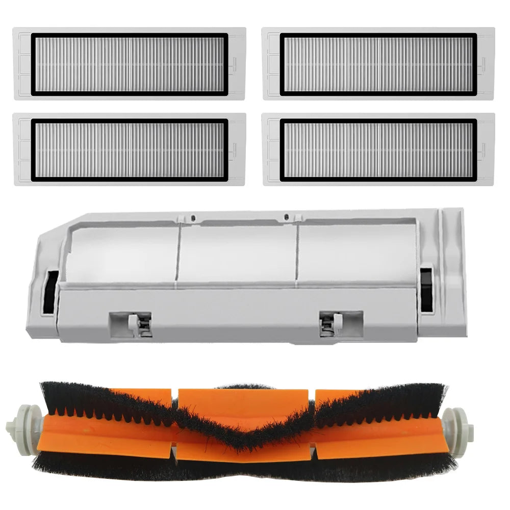 HEPA Filter Main Brush for Xiaomi MI Robot 2 Roborock S50 S51 T4 P5 T6 T7 PRO S5 Max Vacuum Cleaner Parts SDJQR01RR SDJQR02RR