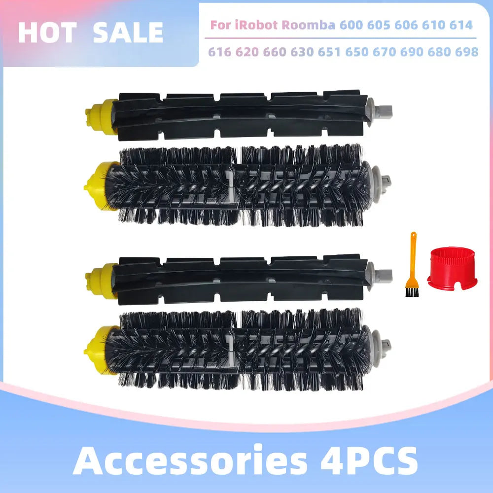 Fit For iRobot Roomba Serie 600 605 614 620 660 630 631 650 651 655 660 671 680 691 692 694 697 698 585 595 Parts Filter Brush