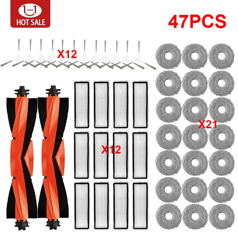 For Xiaomi Robot Vacuum S20+ / S10 Plus /S10+/ B108GL / B105 / B108CN B113CN Parts Accessories Filter Main Side Brush Mop