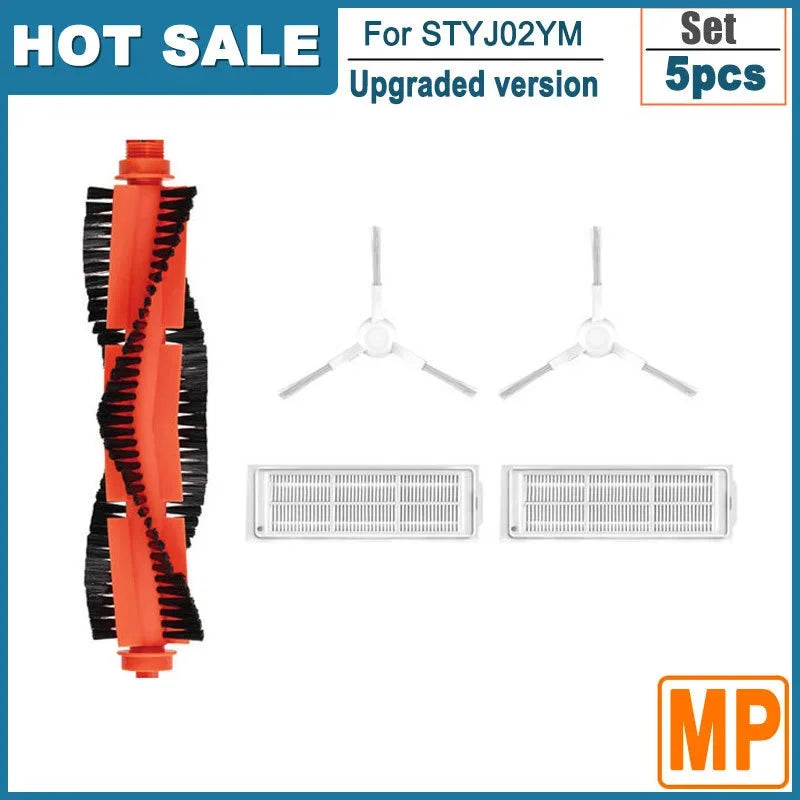 Compatible For Xiaomi Robot Vacuum S10 S12 B106GL / Mop 2S XMSTJQR2S Replacement Main Side Brush Filter Cloth Parts Accessories