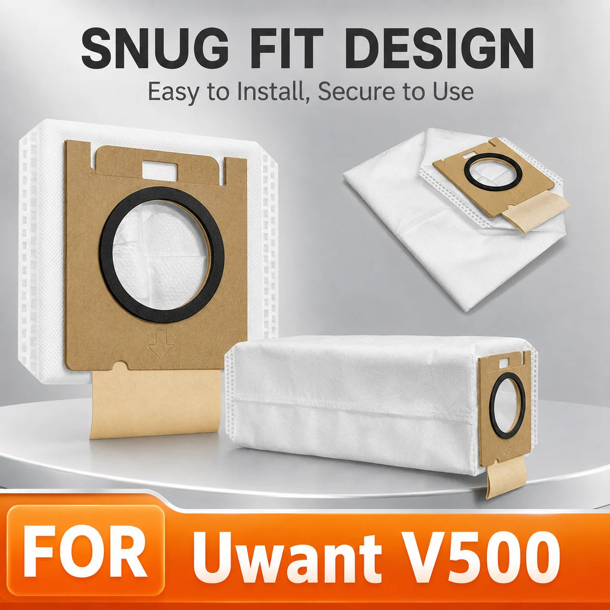 Compatible For UWANT V500 Vacuum Dust Bag HEPA Filter Replac