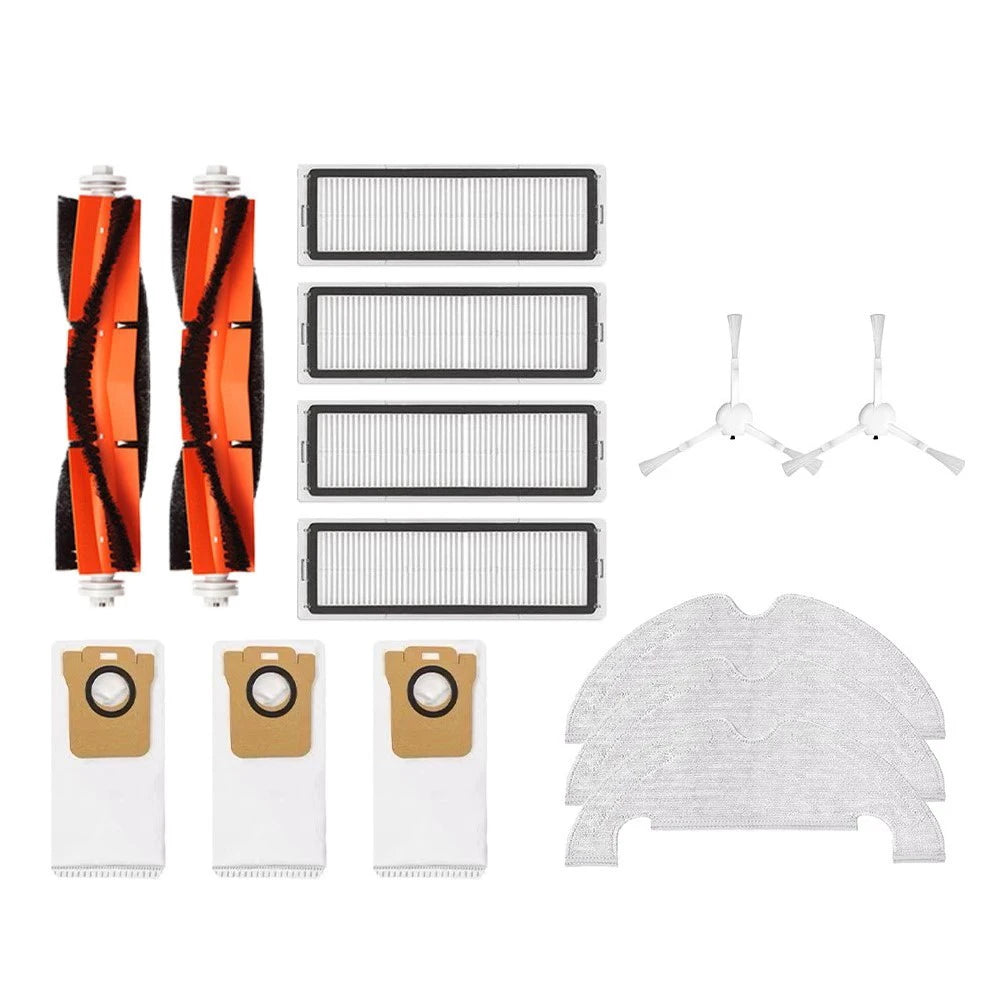 For Xiaomi Mi Robot Vacuum-Mop 2 Ultra Cleaner Parts Main Side Brush Hepa Filter Mop Rag Dust Bags STYTJ05ZHMHW Accessories