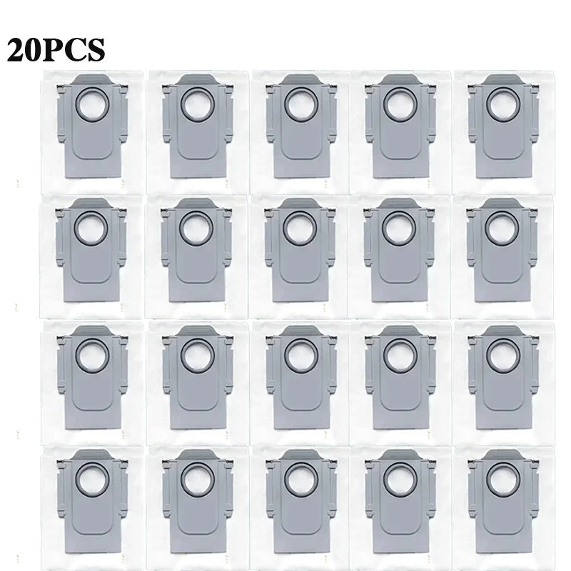 Roborock Saros 10R / Saros 20 Robot Vacuum Spare Parts Main Side Brushes Mop Cloths HEPA Filters Dust Bags Accessories