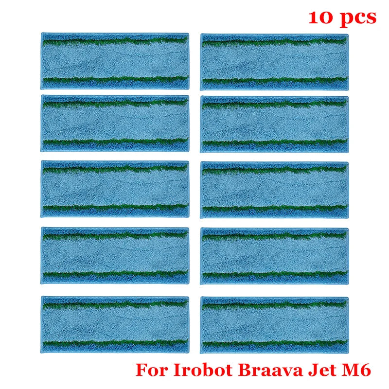 Detachable Mop Pads for IRobot Braava Jet M6 Series Robot Upgrade Reusable M6 Mop Pad Replacement Accessories Wet Mopping Pads