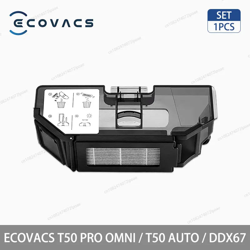 ECOVACS T50 PRO OMNI / T50 AUTO / DDX67 Robot Vacuum Cleaner Accessories Main Side Brush Hepa Filter Mop Cloth Dust Bag Parts