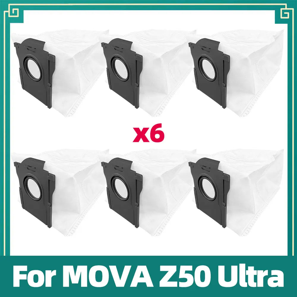 Fit For Mova Z50 Ultra Robot Vacuum Replacement Kits Main Side Brush HEPA Filter Dust Bag Accessories Parts