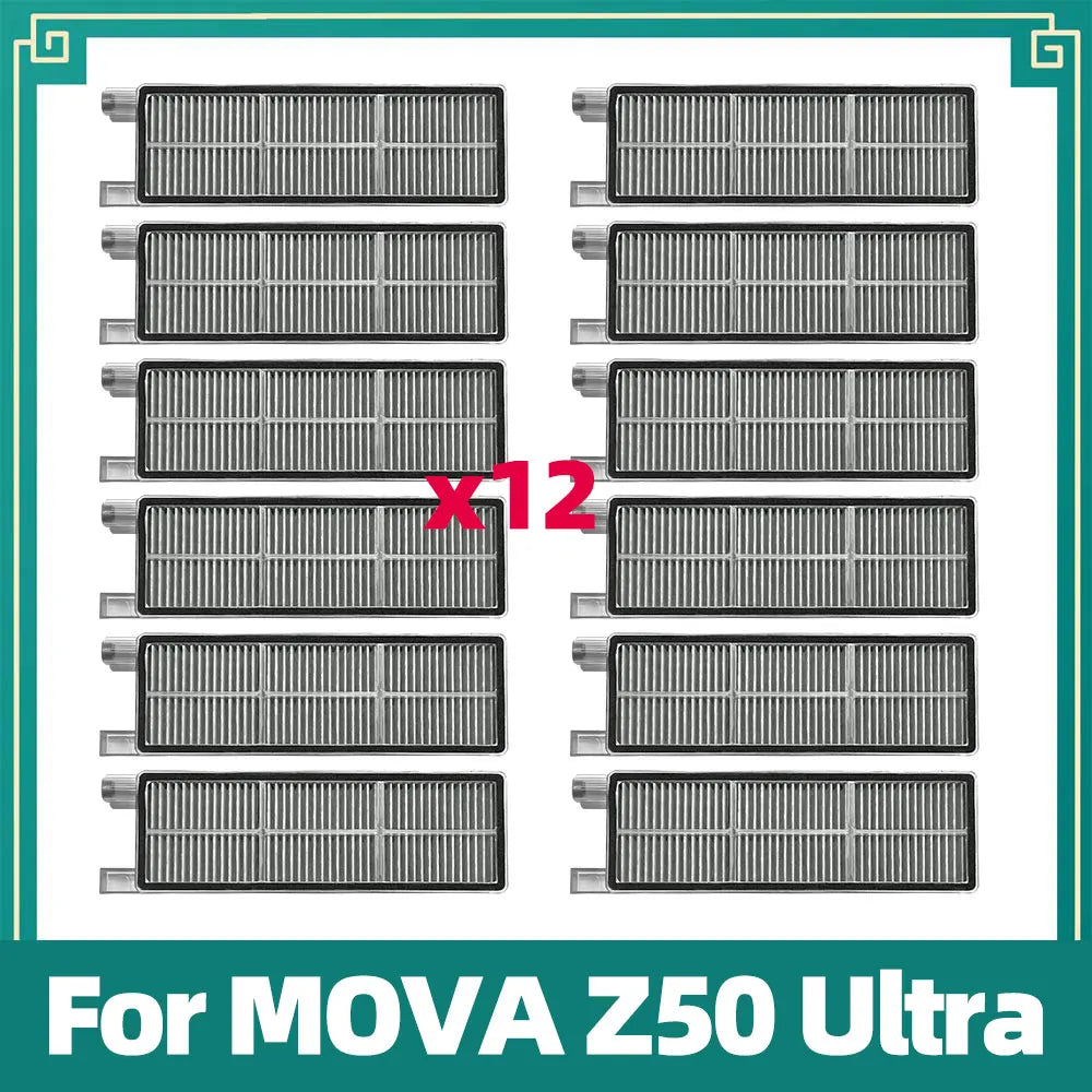 Fit For Mova Z50 Ultra Robot Vacuum Replacement Kits Main Side Brush HEPA Filter Dust Bag Accessories Parts