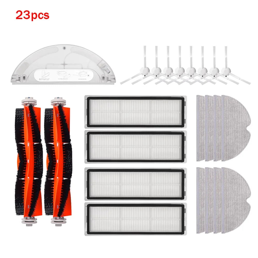 For Xiaomi Mijia 1C 2C 1T STYTJ01ZHM For Dreame F9 Robot Vacuum Cleaner Mops Water Tank Hepa Filter Main Side Brush Dust Box Kit