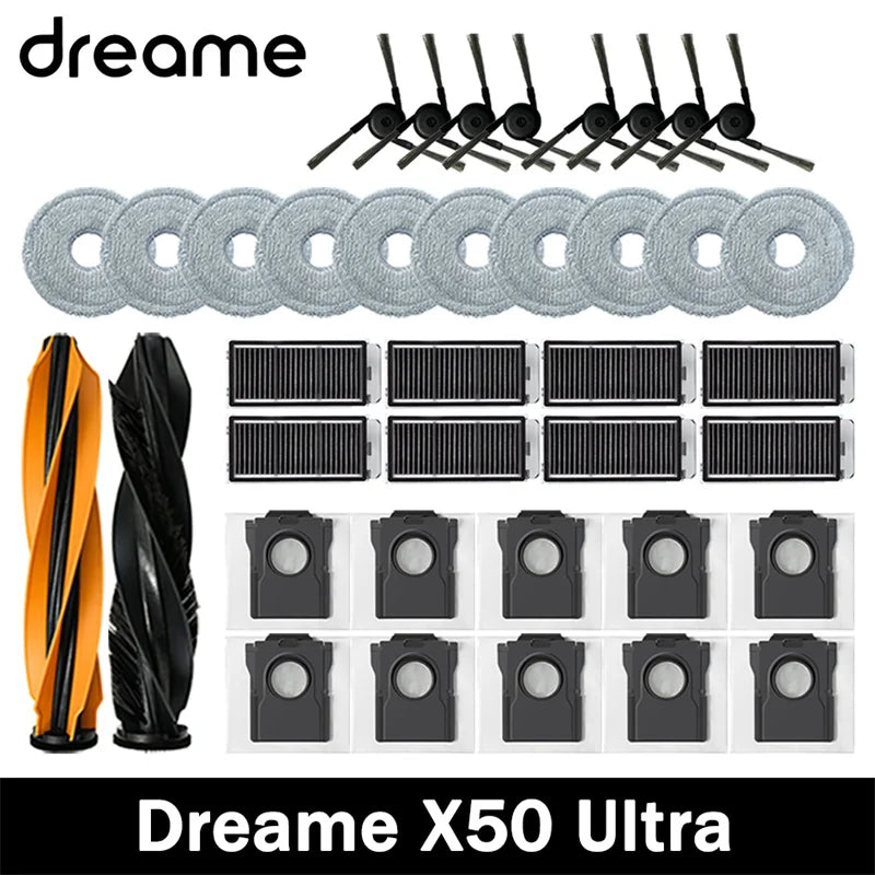 Dreame X50 Ultra Robot Vacuum Cleaner Replacement Accessorie