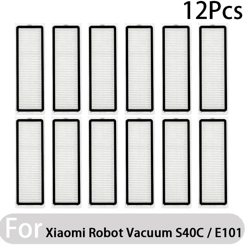 Compatible For (Xiaomi Robot Vacuum S40C / E101 Spare Parts Accessories Kits Main Side brush HEPA Filter