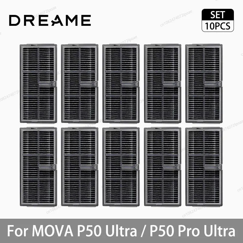 For MOVA P50 Ultra / P50 Pro Ultra Robot Vacuum Cleaner Replacement Accessories Main Side Brush Mop Cloth HEPA Filter Dust Bag