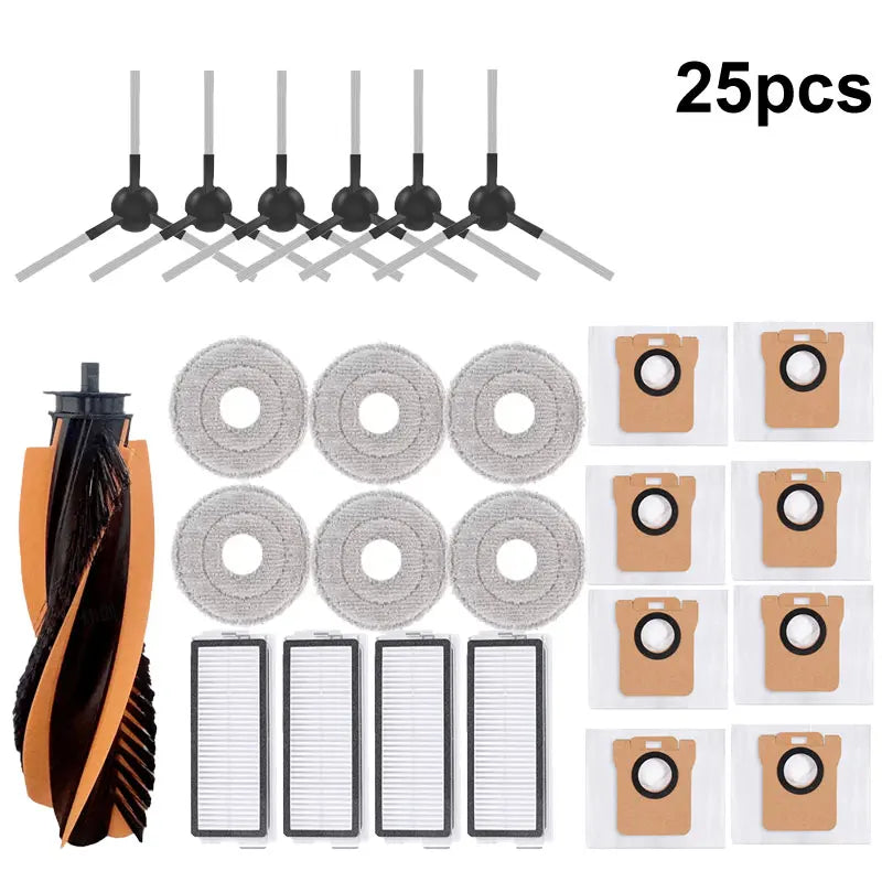 For JONR P20 PRO / T5 Pro Robot Vacuum Cleaner Accessories Main Side Brush Hepa Filter Mop Cloth Replacement