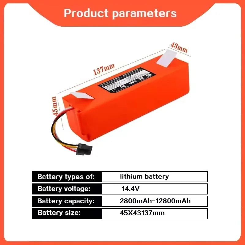 New2026 14.4V 2800mah-12800mAh Replacement Battery MDKSLS fo