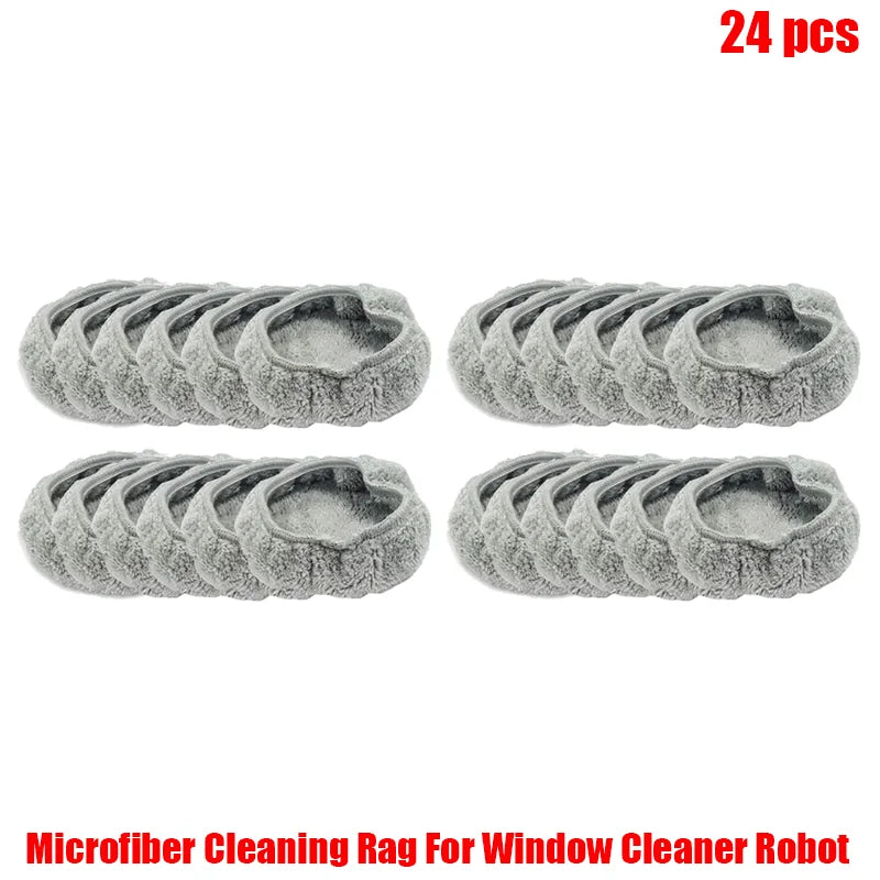 Microfiber Cleaning Rag For Window Cleaner Robot Reusable 14.5cm Mops For Universal Round Robot Vacuum Cleaner Towel Dust Cloth