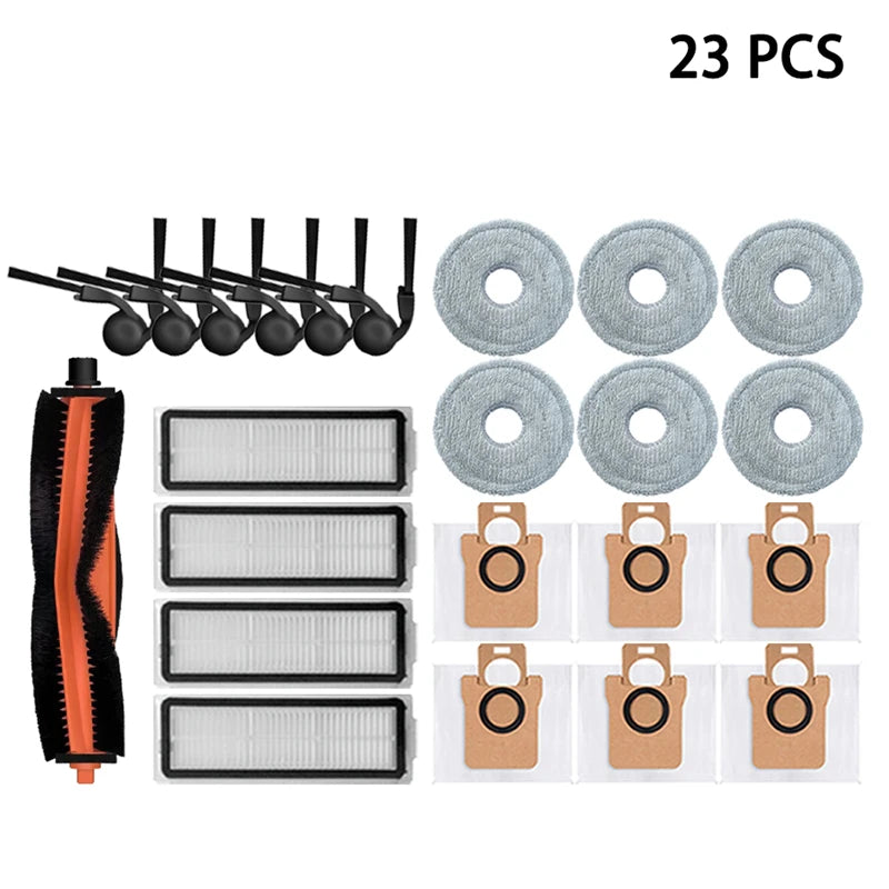 For Xiaomi H50 PRO / OV42GL Robot Vacuum Cleaner Accessories Main Side Brush HEPA Filter Mop Cloths Dust Bag Spare Parts