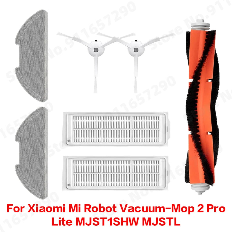 For Xiaomi Mi Robot Vacuum-Mop 2 Pro/Lite MJST1SHW MJSTL Side Main Brush Water Tank Dust Box Mop Cloth HEPA Filter Accessories