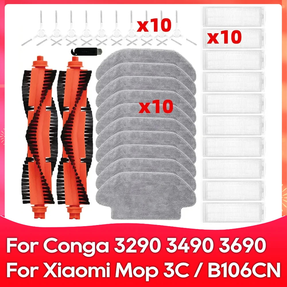 Fit For ( Xiaomi Mijia Robot Vacuum Mop 3C / B106CN / Conga 