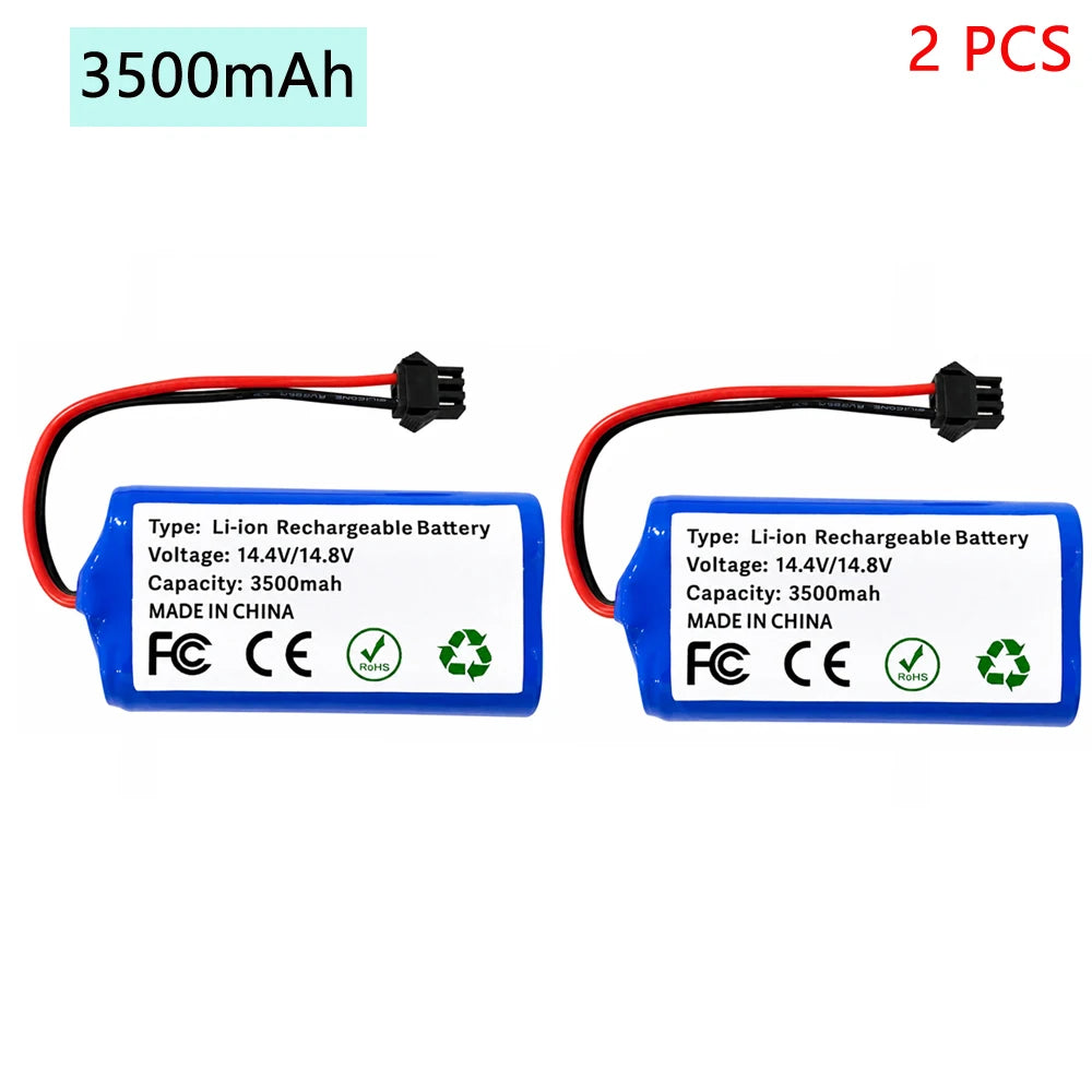 14.4V 2600mAh Li-ion Replacement Battery for Robot Vacuum Deebot N79 N79S DN622 RoboVac 11 11S Tesvor X500 Conga 990 1090