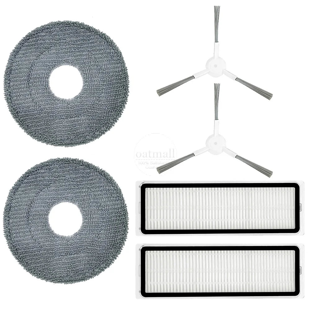 Compatible with Xiaomi Robot Vacuum X20 Plus / X20+ Accessories Vacuum Cleaner Spare Parts Replacement Kit Brush Filter Mop Pads