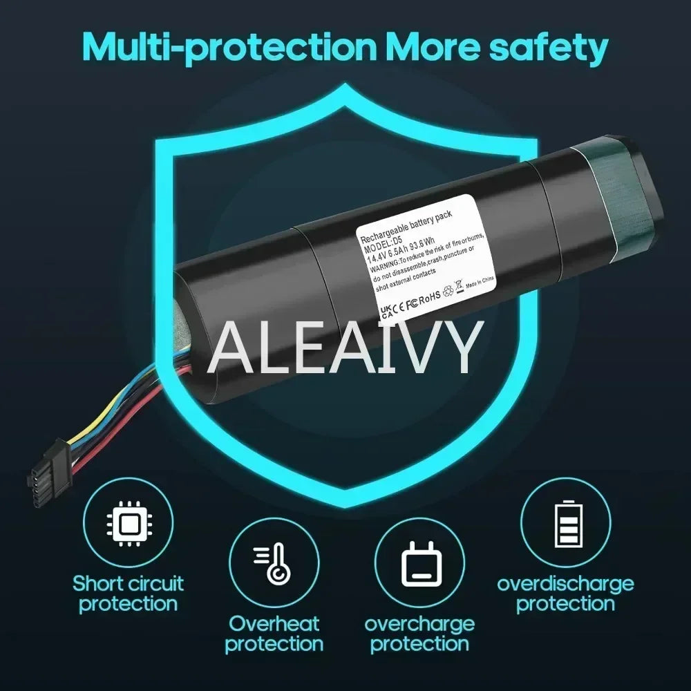 Replacement Battery 14.4v for Neato Botvac Connected D3 D3+D