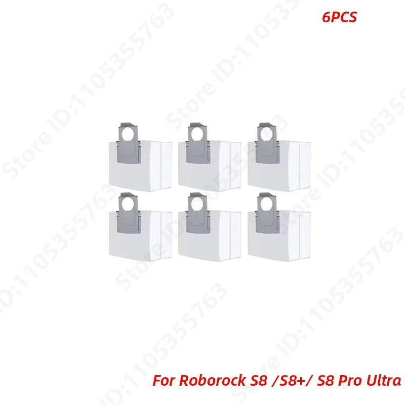 Roborock S8 Pro Ultra S8+ Robot Vacuum Cleaner Mop Choth Vacuum Bags Accessories Side Brush Filter Replaceable Spare Parts