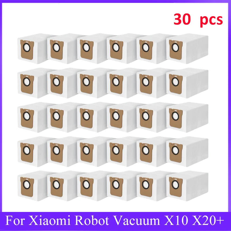For Xiaomi Robot Vacuum X10 / X10+ / X20+ / X20 Pro / X20 Max / M30 / M30 Pro / M30S / M40 / B116 / C102C Dust Bag Accessories