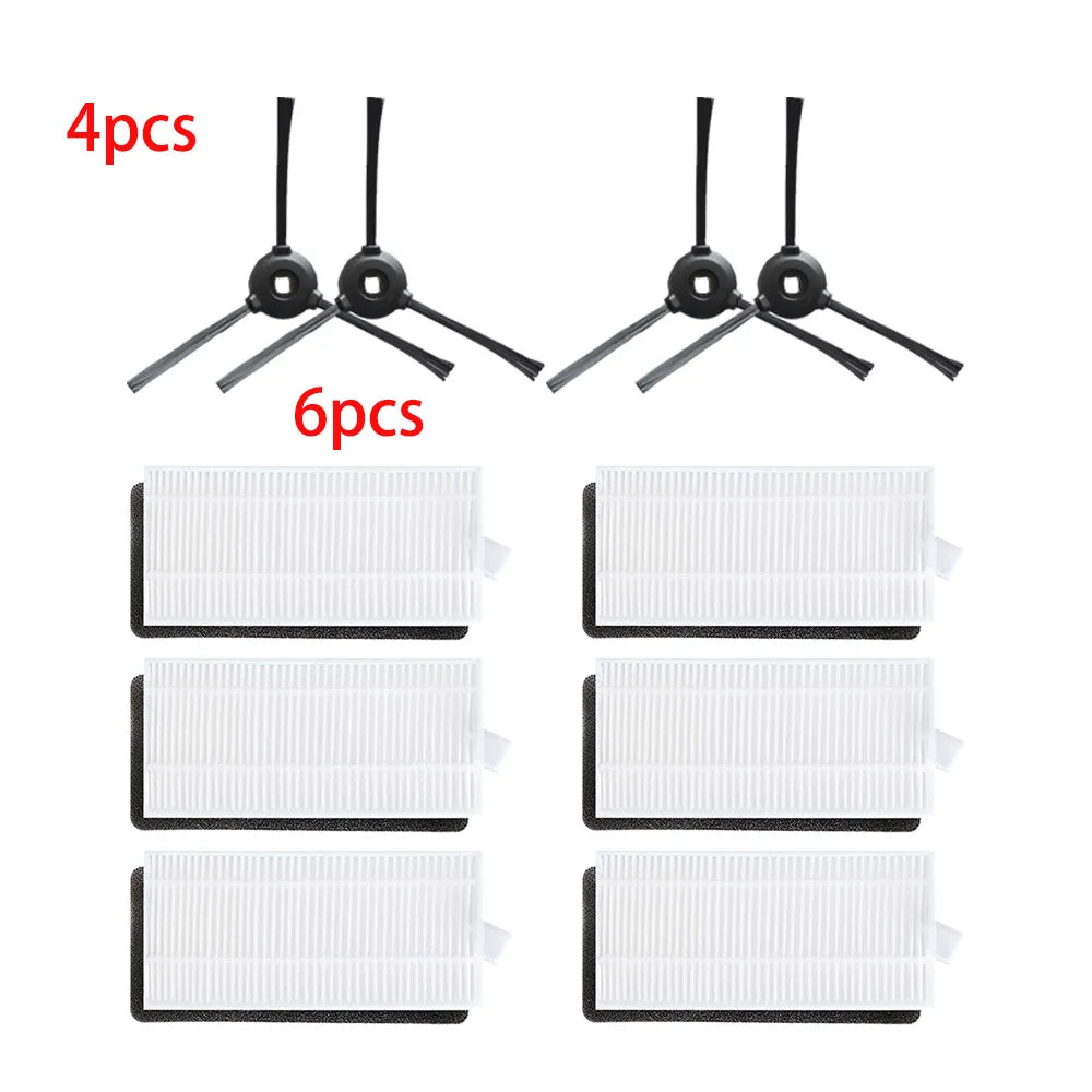 For Lefant M200/M201/ M501A/M520/M571/T700/U180 Roller Side Brush HEPA Filter Mops Robot Vacuum Accessories Kit Parts002