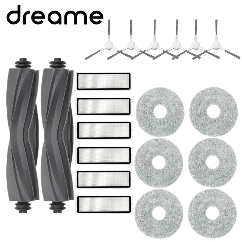 Dreame Bot L10 Prime / L10s Pro / L10 Pro Accessories Main Side Brush Hepa Filter Mop Cloth Robot Replacement Spare Parts