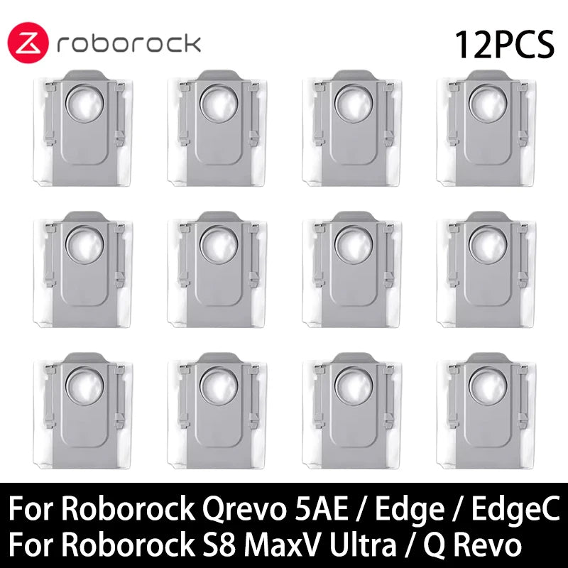 For Roborock Qrevo 5AE / S8 MaxV Ultra / Q Revo / Q Revo MaxV / Q Revo S / Curv / Saros 10 Robot Vacuum Dust Bags Accessories