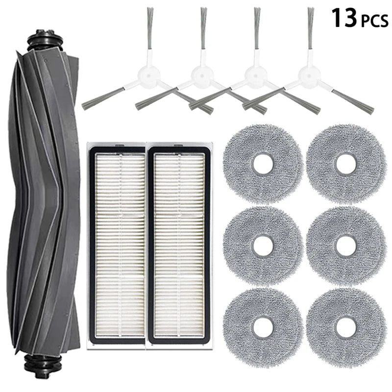 For Dreame Bot L10s Pro L10 Prime L10 Pro Accessories Main Side Brush HEPA Filter Mop Cloth Robot Replacement Spare Parts