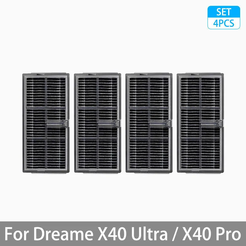 Dreame X40 Ultra / X40 Pro Accessories Rubber Main Side Brush Mop Cloth Dust Bag HEPA Filter Robot Vacuum Replacement Parts