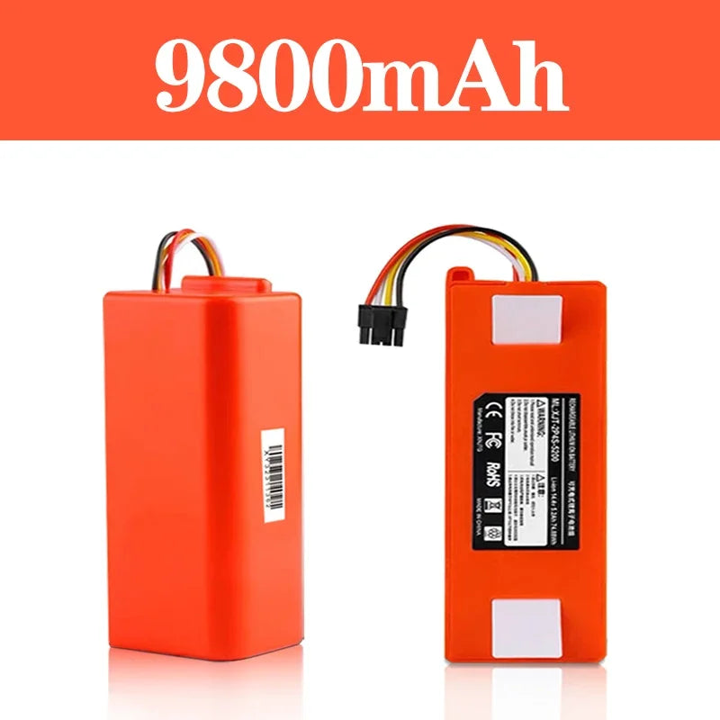 100% Original BRR-2P4S-5200S Robotic Vacuum Cleaner Replacement Battery For Xiaomi Roborock S55 S60 S65 S50 S51 S5 MAX S6 Parts