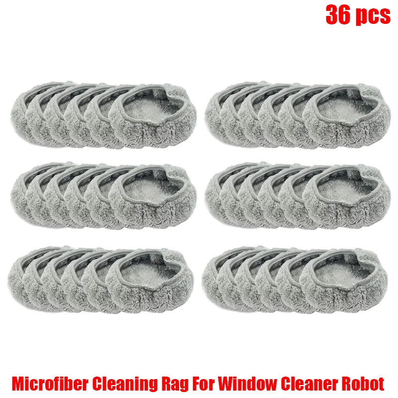 Microfiber Cleaning Rag For Window Cleaner Robot Reusable 14.5cm Mops For Universal Round Robot Vacuum Cleaner Towel Dust Cloth