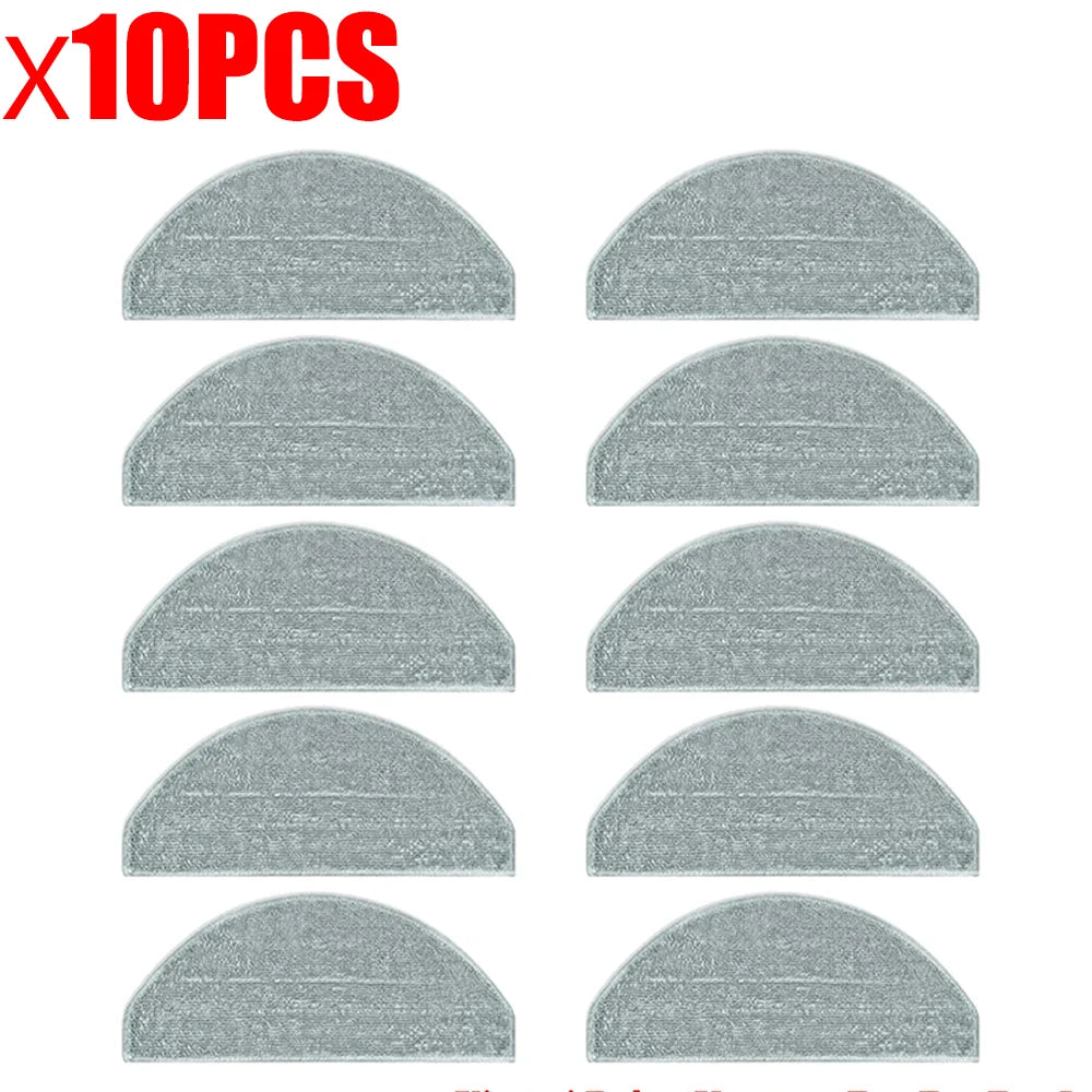 For Xiaomi Robot Vacuum E10 E12 B112 Sweeper Cleaner Spare Parts Roller Side Brush Hepa Filter Mop Cloth Rags Replacement Parts