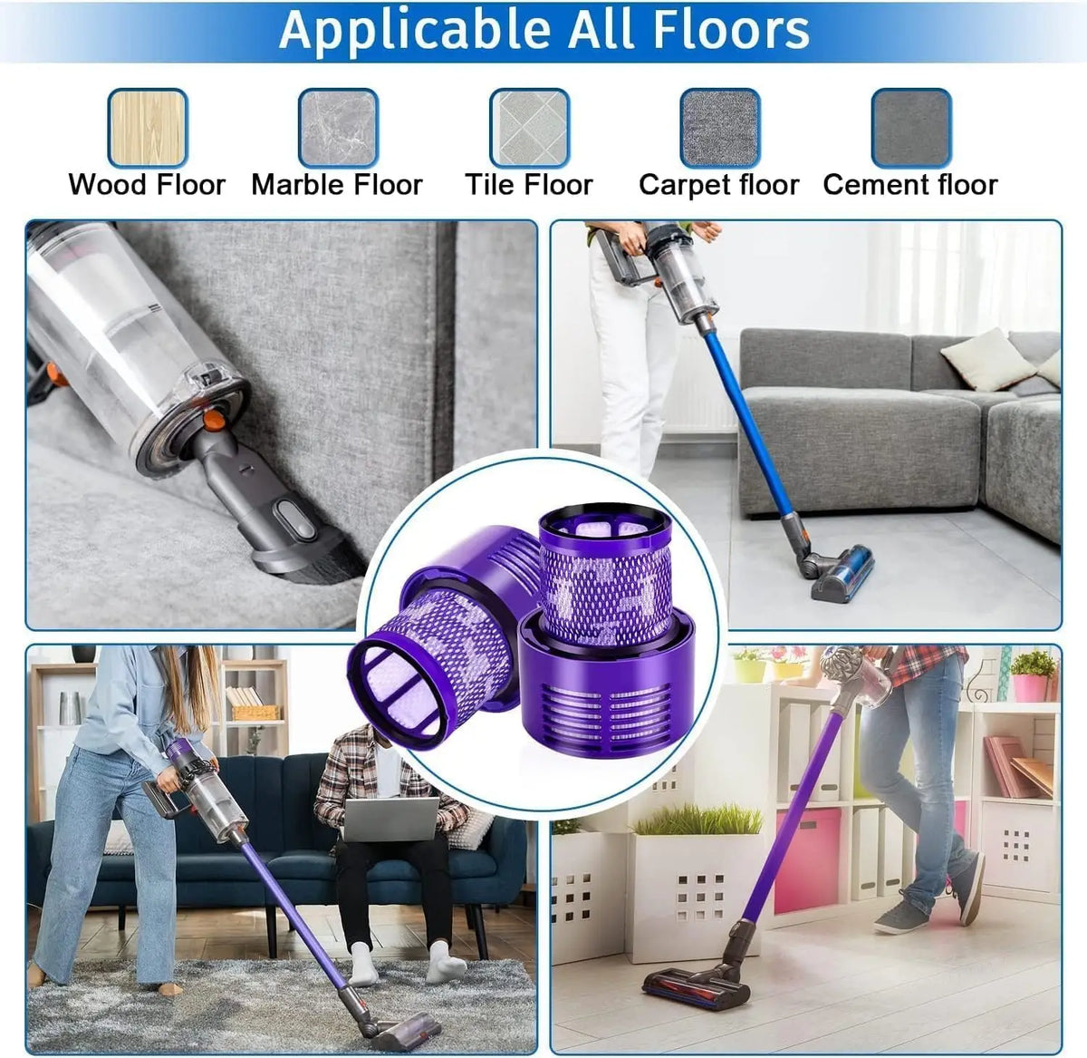 For Dyson V10 SV12 Filter Hepa Accessories Robot Vacuum Clea