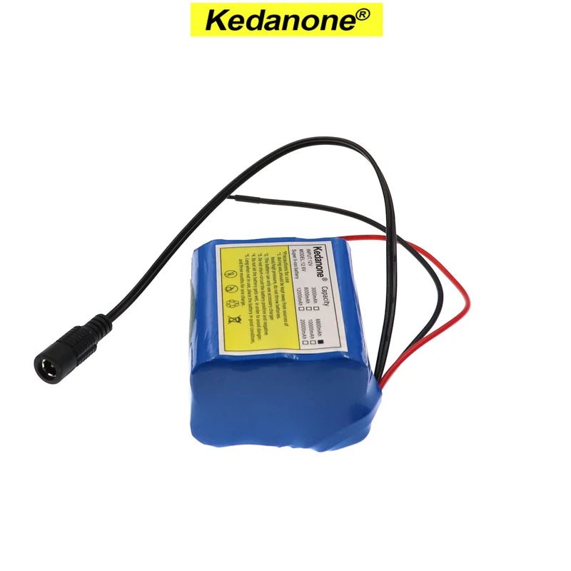 Kedanone 12V 6800mAh Li-ion Rechargeable Batteries with BMS 