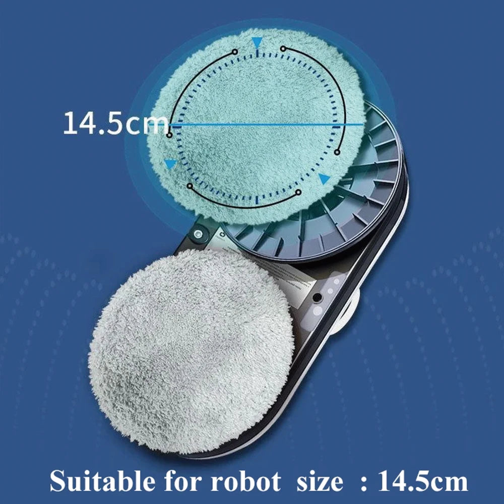 Microfiber Cleaning Rag For Window Cleaner Robot Reusable 14